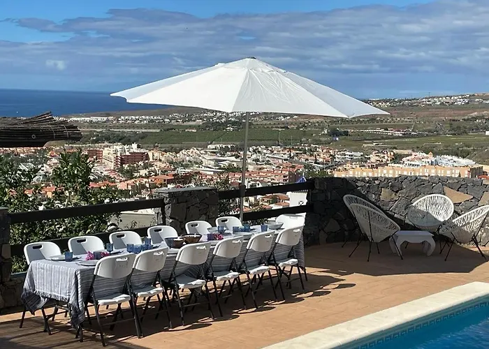 Marianna Con Piscina Climatizada Y Barbacoa * Costa Adeje (Tenerife)